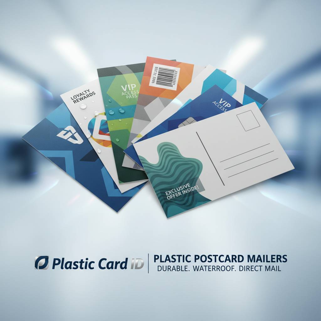 Partner with Plastic Card ID for Plastic Postcard Mailers Plastic Card ID