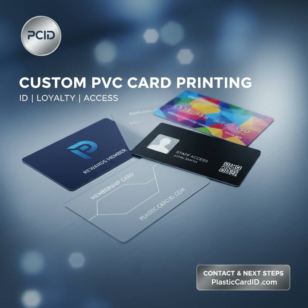Contact & Next Steps with Plastic Card ID