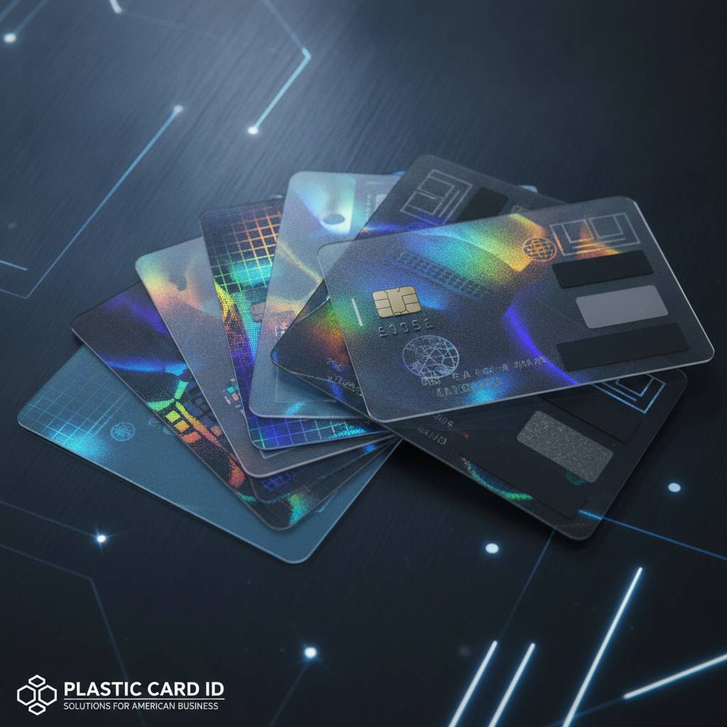 Holographic Plastic Cards