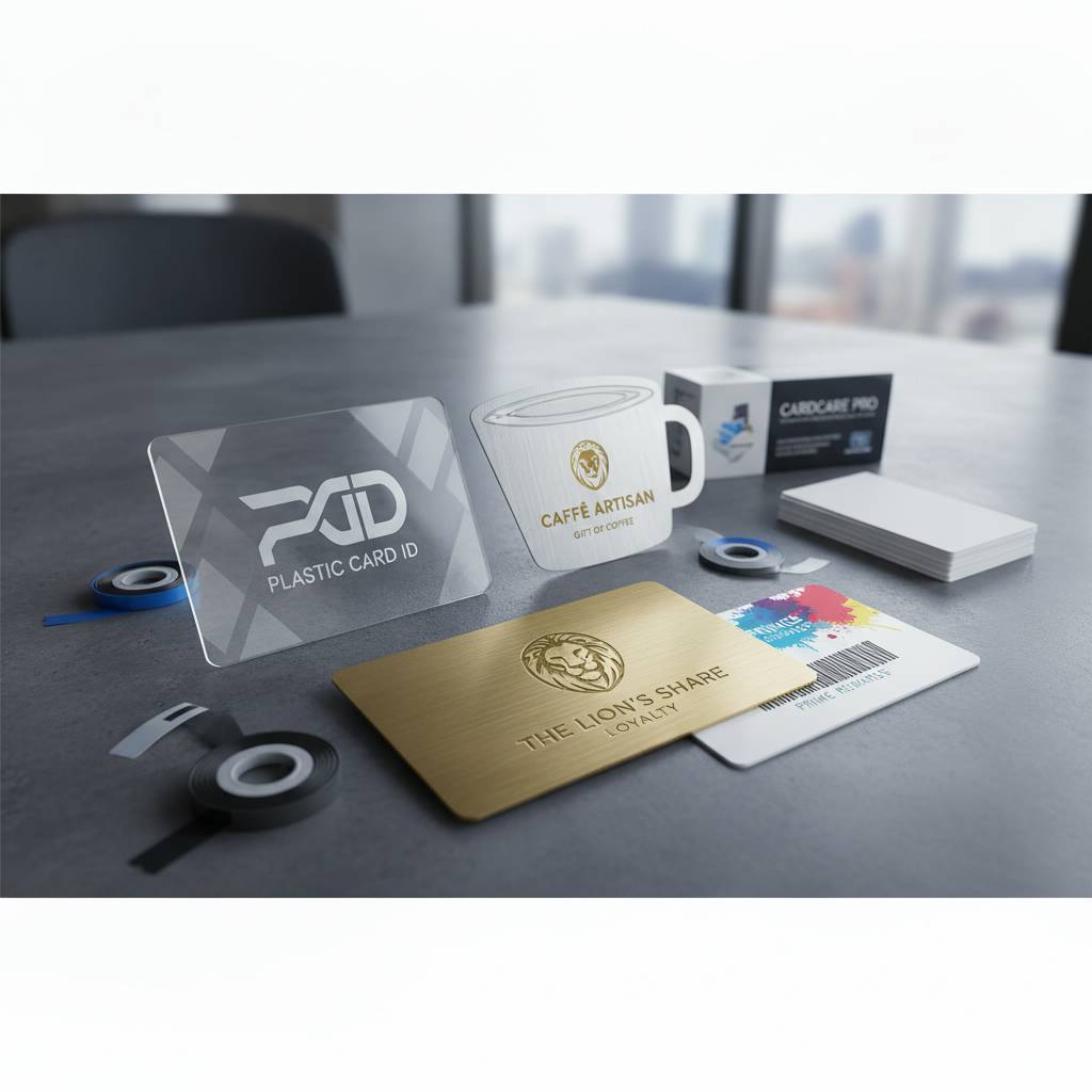 Specialty Cards: Clear, Custom-Shaped, and Luxury Metal Options