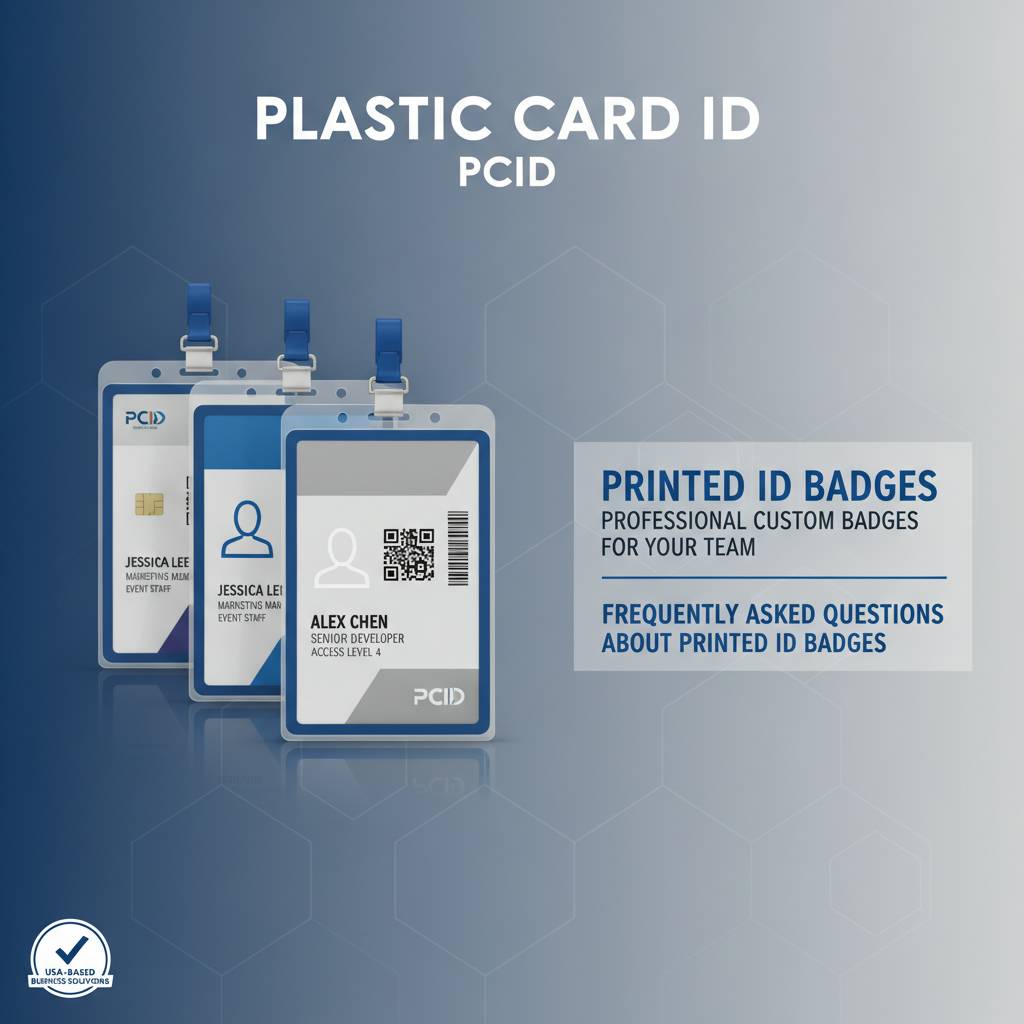 Frequently Asked Questions About Printed ID Badges