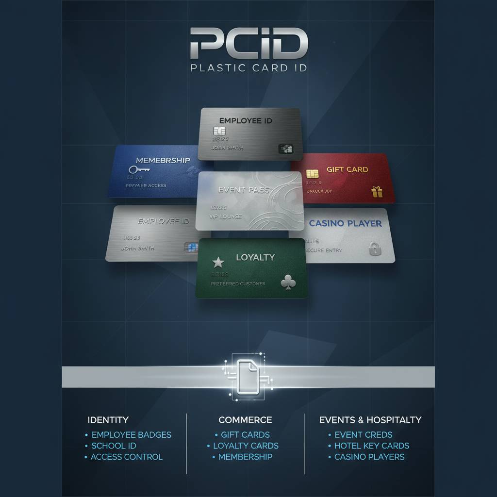 Industries We Serve With Embossed Plastic Cards