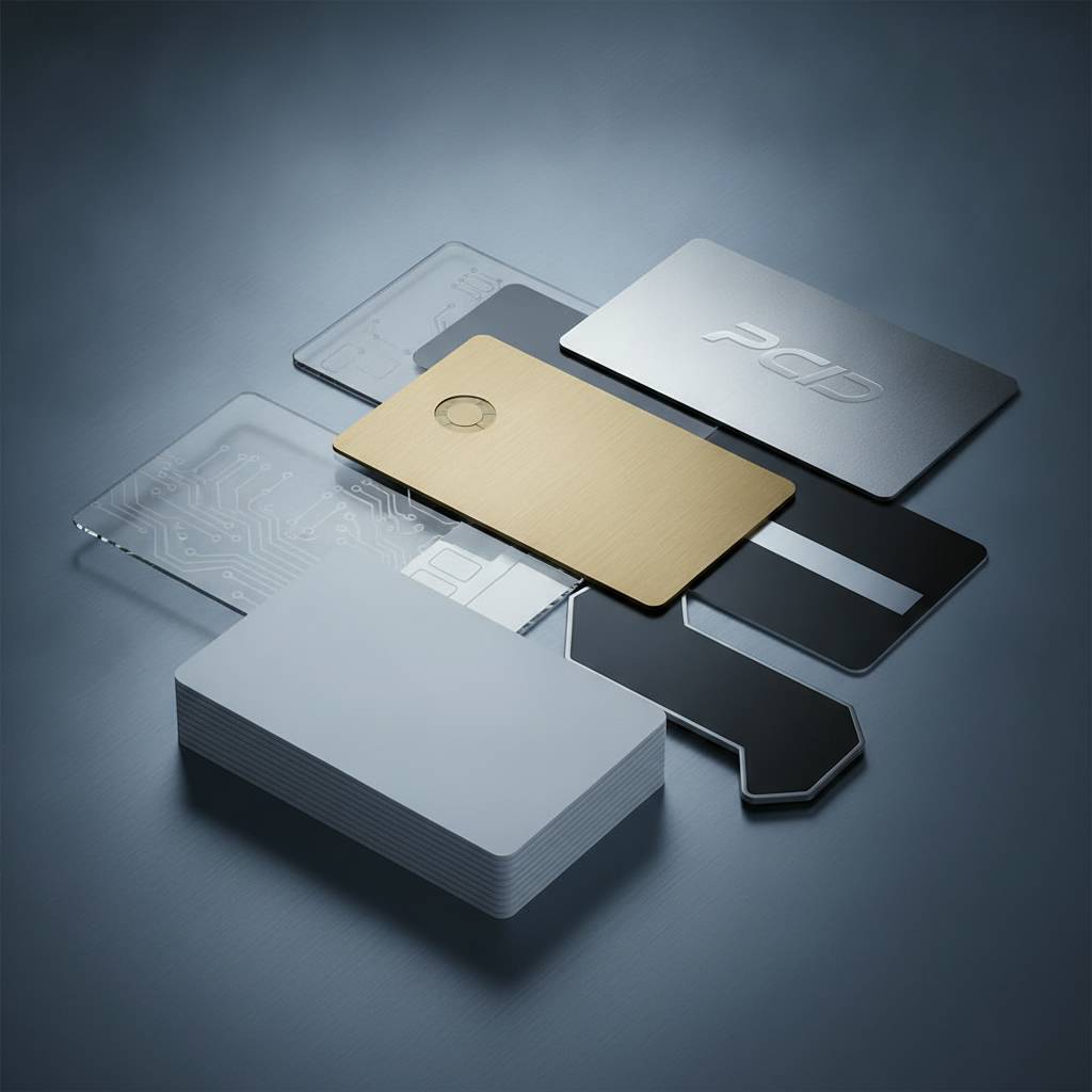 Specialty Cards: Clear, Custom Shapes, and Luxury Metal Options